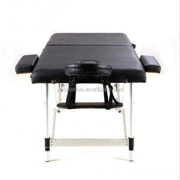 Cama de masaje plegable portátil Tateo de spa Tattoo Tattoo Beauty Salon Massage Bed con estuche de transporte